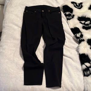 7 for all mankind black pants